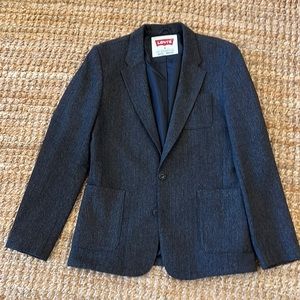 Levi’s dark Gray Tweed Sport Coat, Size Medium